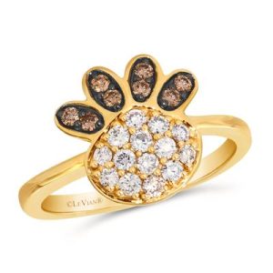 Le Vian® Ring featuring 3/8 cts. Nude Diamonds™, 1/6 cts. Chocolate Diamonds® set in 14K Honey Gold™