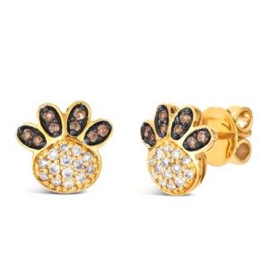 Le Vian® Earrings featuring 1/4 cts. Nude Diamonds™, 1/8 cts. Chocolate Diamonds® set in 14K Honey Gold™