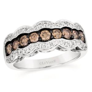 Le Vian® Ring featuring 3/4 cts. Chocolate Diamonds® , 1/3 cts. Nude Diamonds™ set in 14K Vanilla Gold®