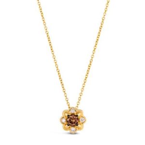Le Vian® Pendant featuring 1/4 cts. Chocolate Diamonds® , 1/10 cts. Nude Diamonds™ set in 14K Honey Gold™