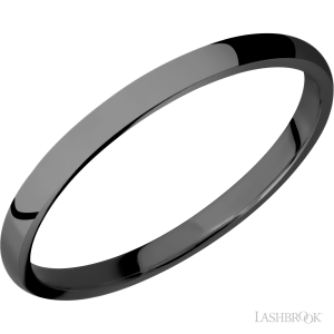 Lashbrook Zirconium with Polish Finish Wedding Bands
