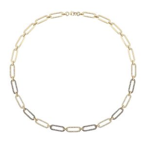 Le Vian® Necklace featuring 1 1/4 cts. Chocolate Diamonds® , 1 3/8 cts. Nude Diamonds™ set in 14K Honey Gold™