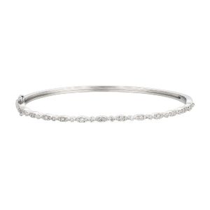 Le Vian Couture® Bangle featuring 1/2 cts. Vanilla Diamonds® set in P18