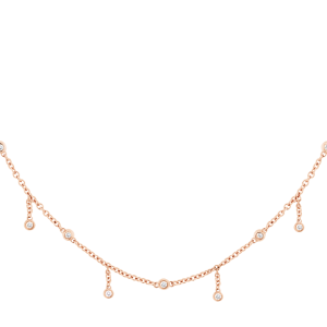 Movado Dot Drop Necklace