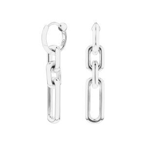 Movado Faceted Chain Huggie Earrings