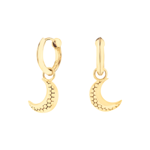 Moon Huggie Earring