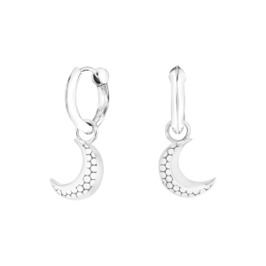 Moon Huggie Earring
