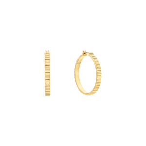 Textured Hoop Earrings