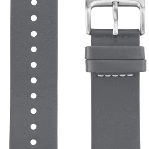 Gray Leather Strap (22mm)
