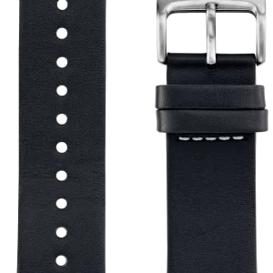 Black Leather Strap (22mm)