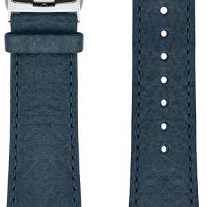 Blue Leather Strap