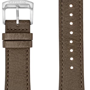 Brown Textured Leather Strap
