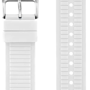 White Silicone Strap (22mm)