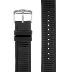 Black Silicone Strap